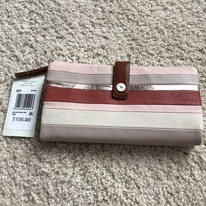 Radley London Oxleas Strip Bi-fold Flap Leather Matinee Wallet